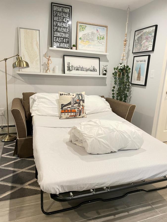 Modern Apartment With Parking & Quick Ride To Manhattan นิวยอร์ก ภายนอก รูปภาพ