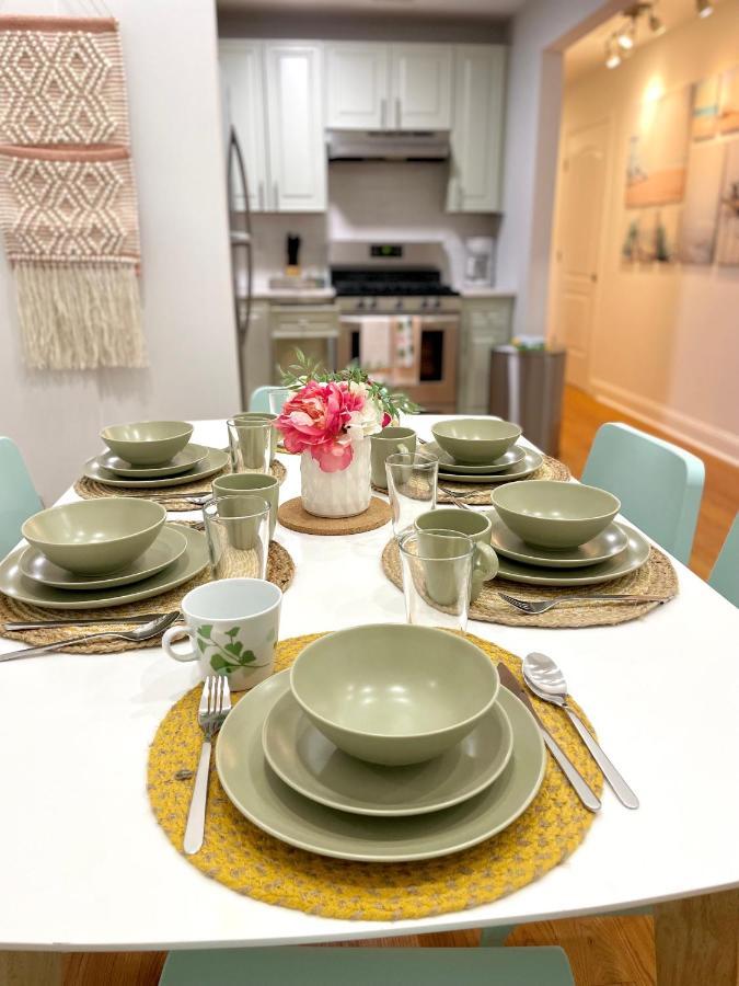 Modern Apartment With Parking & Quick Ride To Manhattan นิวยอร์ก ภายนอก รูปภาพ