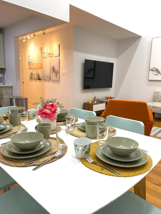Modern Apartment With Parking & Quick Ride To Manhattan นิวยอร์ก ภายนอก รูปภาพ
