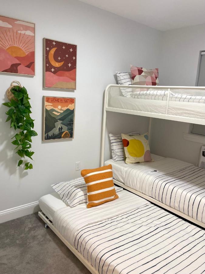 Modern Apartment With Parking & Quick Ride To Manhattan นิวยอร์ก ภายนอก รูปภาพ